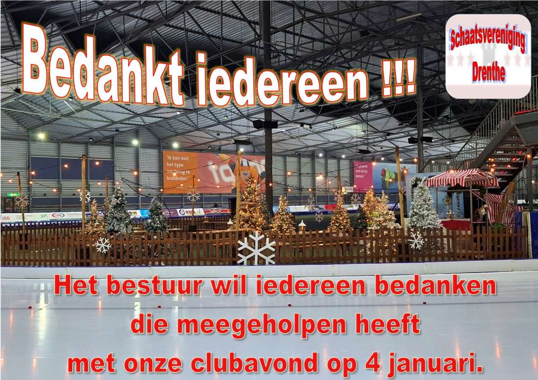 Bedankt
