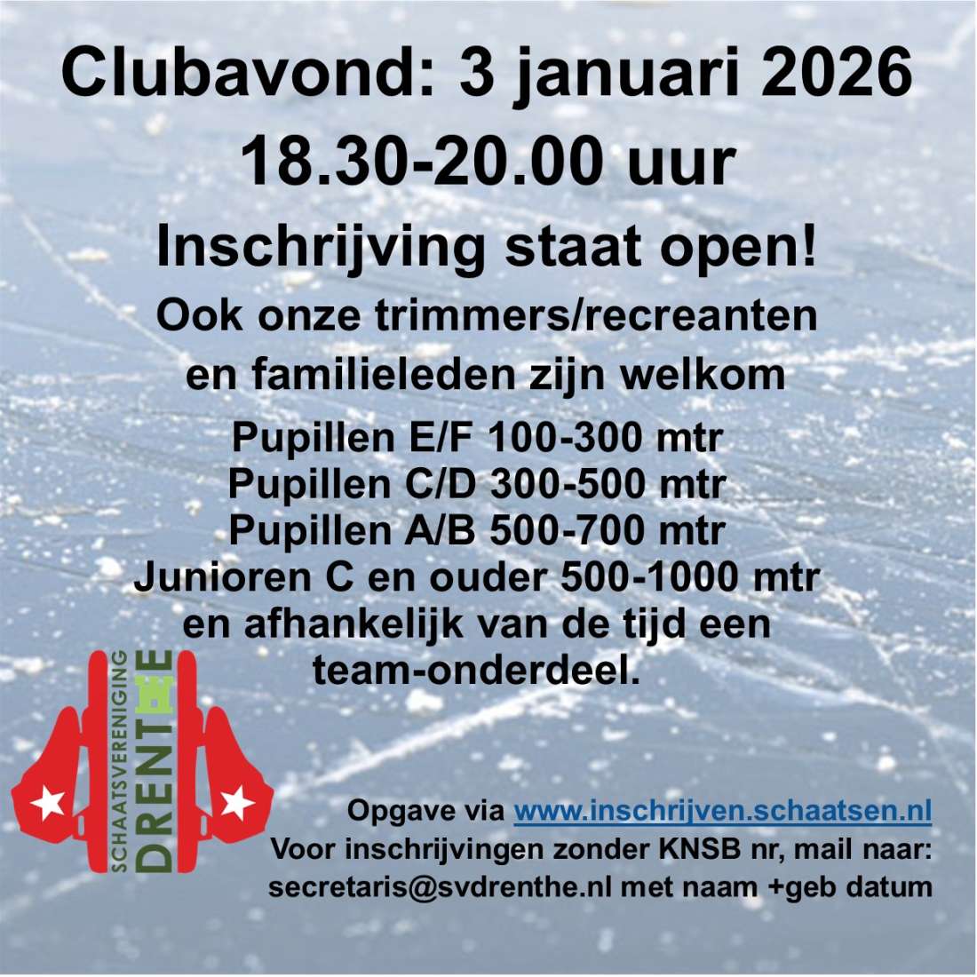 clubavond 3 januari
